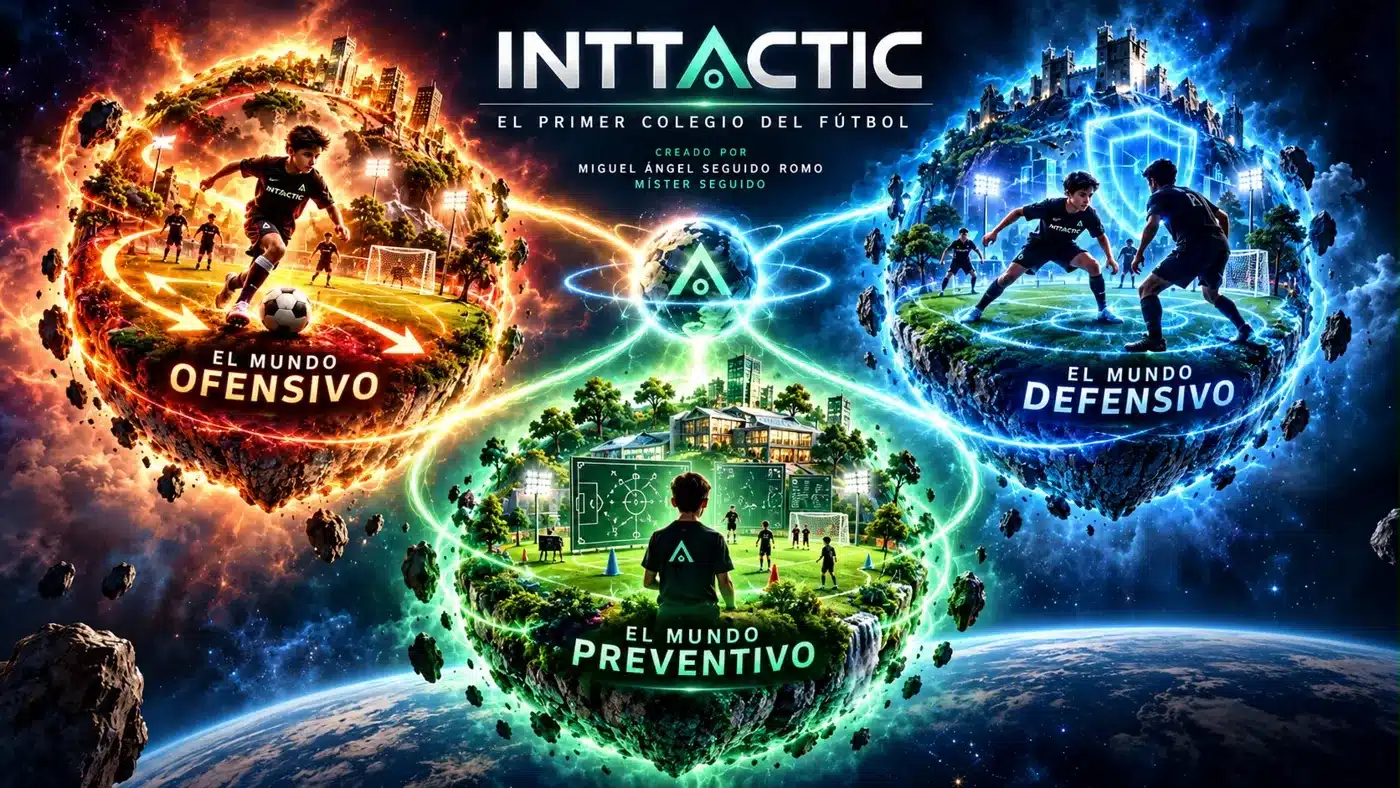 La teoría de los 3 mundos de la técnica de INTTACTIC, mundo ofensivo, defensivo y preventivo